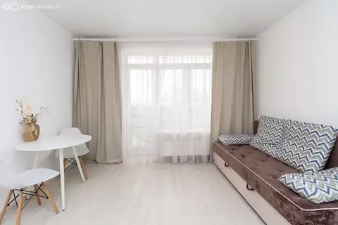 Квартира-студия: Тюмень, микрорайон ДОК, Ботаническая улица, 1 (32 м)