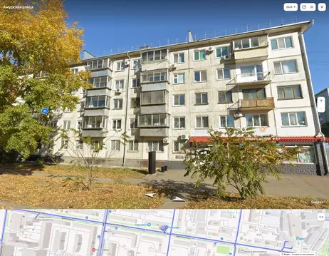 Свободной планировки кв. Амурская область, Благовещенск Амурская ул., ...