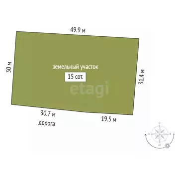 Участок в Москва д. Настасьино, ул. Сиреневая, 83 (15.0 сот.)