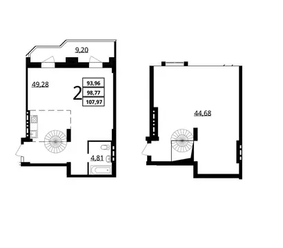 3-к кв. Волгоградская область, Волгоград ул. Покрышкина, 2 (107.97 м)