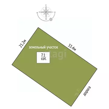 Участок в Костромская область, Кострома Соколиное Гнездо кп, 1 (7.1 ...