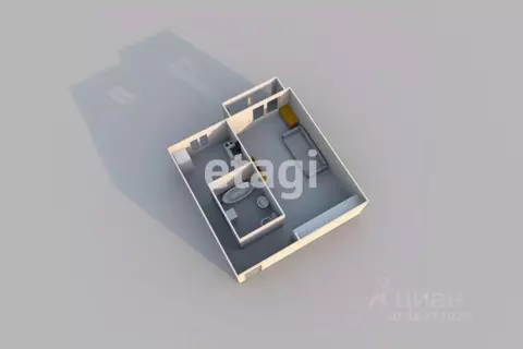 1-к кв. Сахалинская область, Долинск Пионерская ул., 2 (31.0 м)