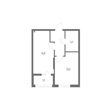 1-к кв. Калининградская область, Калининград пос. Лермонтовский, ул. ...