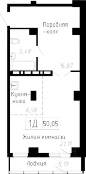 1-к кв. Приморский край, Владивосток Чайка мкр, Чайка жилой комплекс ...