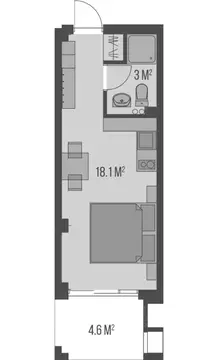 Студия Крым, Черноморский район, с. Межводное ш. Черноморское, 35к1 ...