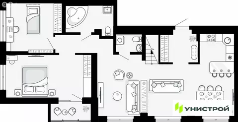 3-комнатная квартира: Екатеринбург, Походная улица, 12 (121.16 м)