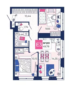 2-к кв. Тульская область, Тула городской округ, с. Осиновая Гора По ...