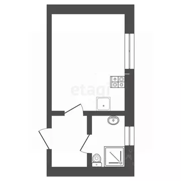 Студия Тюменская область, Тюмень Тульская ул., 8А (25.0 м)