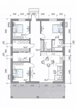Дом в Крым, Симферопольский район, Перовское с/пос, Дубки 2 массив ул. ...