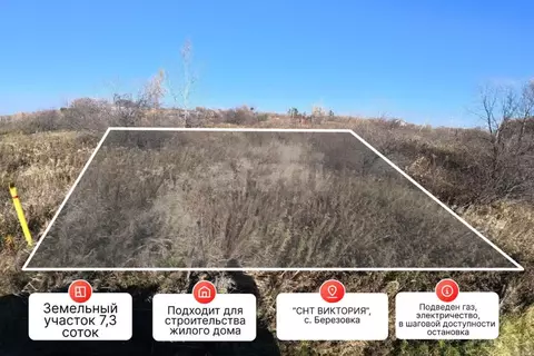 Участок в Хабаровский край, Хабаровск Виктория садовое товарищество, ...