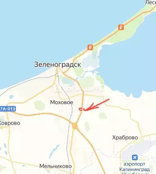 Участок в Калининградская область, Зеленоградск пос. Сосновка, ул. ...