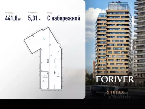 Торговая площадь в Москва ул. Эдуарда Стрельцова, 2к1 (442 м)