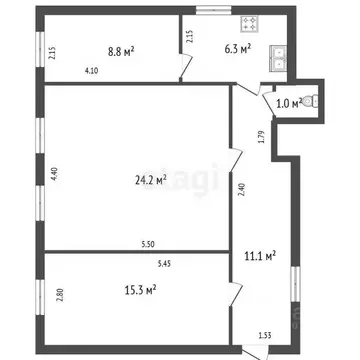 Комната Санкт-Петербург ул. Черняховского, 11 (15.3 м)