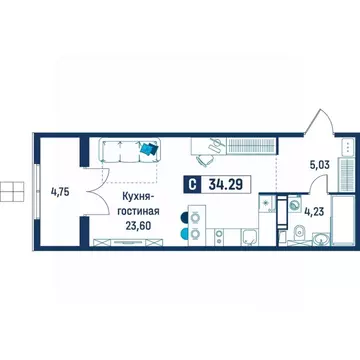 Студия Ленинградская область, Всеволожский район, пос. Бугры Стороны ...