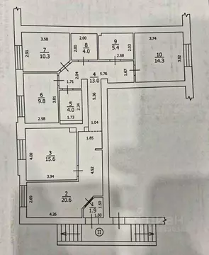 Офис в Калининградская область, Калининград Нарвский пер., 2 (106 м)