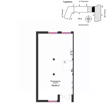 Торговая площадь в Тюменская область, Тюмень Подгорная ул., 73 (111 м)