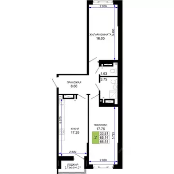 2-к кв. Ростовская область, Ростов-на-Дону Элеваторный пер., 6/2с ...