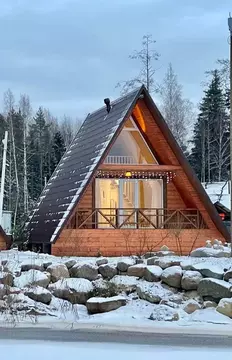 Дом в Ленинградская область, Выборгский район, Советское городское ...