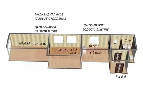 2-к кв. Астраханская область, Астрахань ул. Чехова, 18 (54.0 м)
