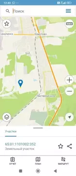 Участок в Сахалинская область, Южно-Сахалинск Здоровье СНТ,  (9.45 ...