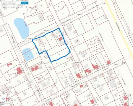 Участок в Ярославская область, Ярославль пер. Жуковского, 9 (56.35 ...