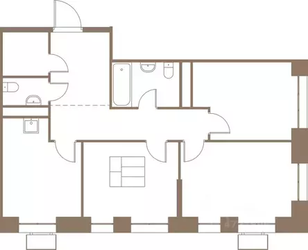 3-к кв. Московская область, Пушкино Фабрикант жилой комплекс, 1 (72.7 ...
