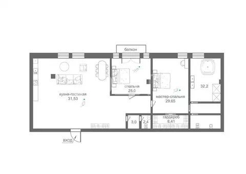 4-комнатная квартира: Москва, улица Охотный Ряд, 2 (200 м)