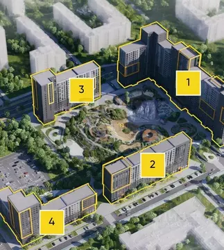 2-к кв. Свердловская область, Екатеринбург ул. Академика Ландау, 3 ...