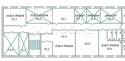 Офис в Новосибирская область, Новосибирск Бердское ш., 61 (40 м)