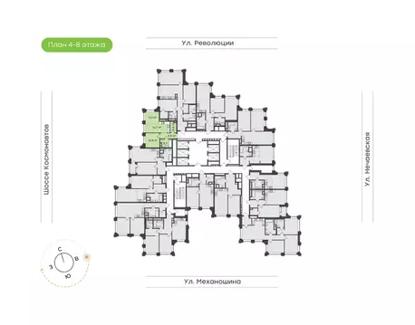 2-к кв. Пермский край, Пермь ул. Механошина, 16 (45.5 м)