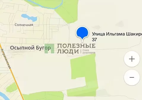 Участок в Астраханская область, Приволжский район, с. Осыпной Бугор ...