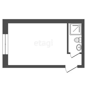 Квартира-студия: Анапа, улица Адмирала Пустошкина, 10 (19.5 м)