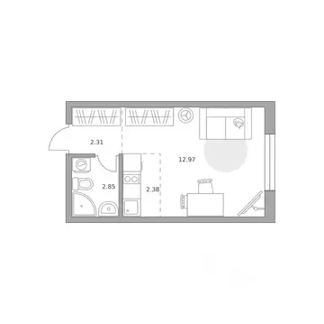 Студия Московская область, Красногорск Опалиха мкр, ул. Береговая, 1 ...