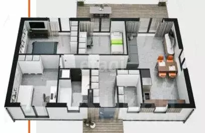 Дом в Пермский край, Пермь Дачная ул., 20к5 (80 м)