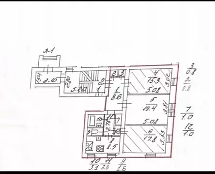 3-к кв. Санкт-Петербург Приморский просп., 65 (82.0 м)