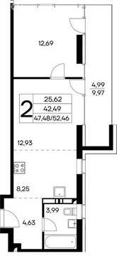 2-комнатная квартира: Республика Крым, муниципальный округ Алушта, ...