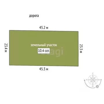 Участок в Крым, Симферопольский район, Гвардейское с/пос, с. Красная ...