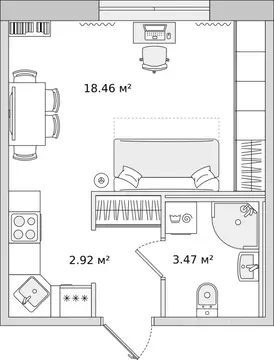 Студия Ленинградская область, Всеволожский район, пос. Бугры проезд ...