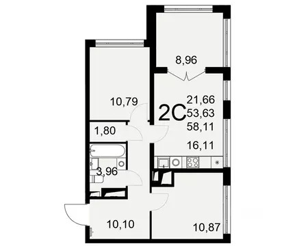 2-к кв. Тульская область, Тула Мясново мкр, Сегодня жилой комплекс ...