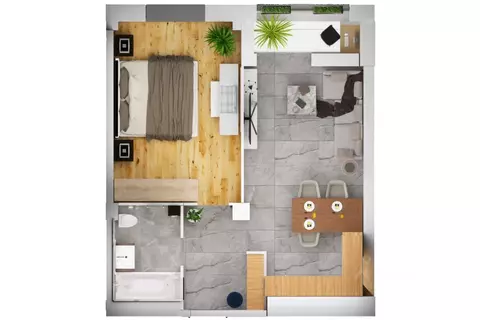 1-к кв. Волгоградская область, Волжский 32А мкр, Горизонт жилой ...