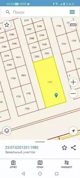 Участок в Краснодарский край, Динской район, Новотитаровская ст-ца ...