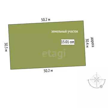Участок в село Ой, Лесная улица (15.01 м)