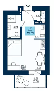 Студия Красноярский край, Красноярск Аэровокзальная ул., 19/3 (30.39 ...