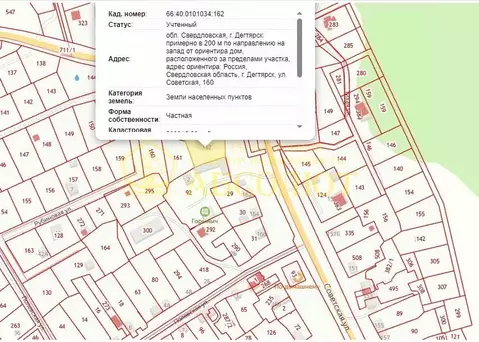 Участок в Свердловская область, Дегтярск Советская ул. (14.72 сот.)