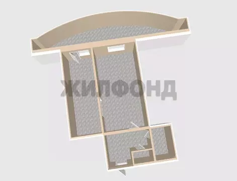 1-к кв. Белгородская область, Белгород Вокзальная ул., 22 (45.6 м)