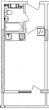 Квартира-студия: Анапа, Рождественская улица, 55к2 (23.5 м)
