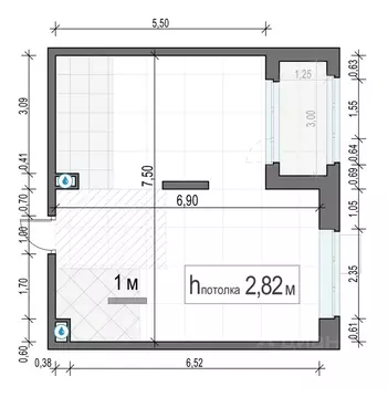 1-к кв. Московская область, Мытищи просп. Астрахова, 14Б (45.6 м)