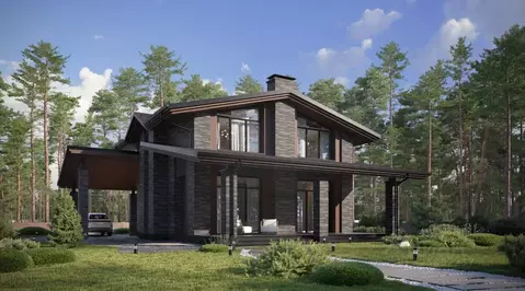 Дом в Московская область, Волоколамский муниципальный округ, Зиккурат ...