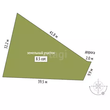 Участок в Севастополь, садоводческое товарищество Сатурн, аллея ...