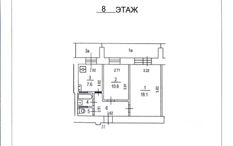 2-к кв. Москва Красноармейская ул., 21 (47.0 м)